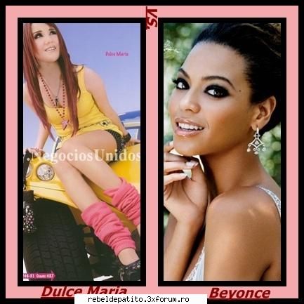 dulce maria versus - dulce maria vs beyonce - dulce maria